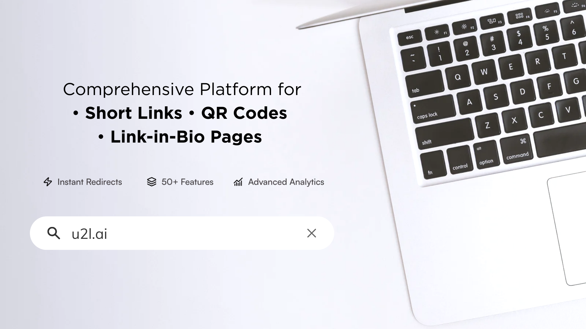 URL Shortener: Short Branded URLs, QR Codes, and Bio Pages | U2L